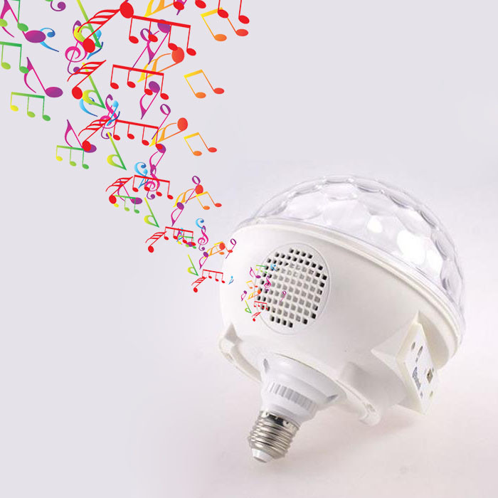 Диско шар светодиодный LED с bluetooth колонкой Crystal magic ball - фото 7 - id-p90275244
