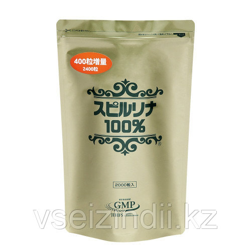 Спирулина Algaе (водоросли) 2400 таблеток, богатый состав витаминов и минералов