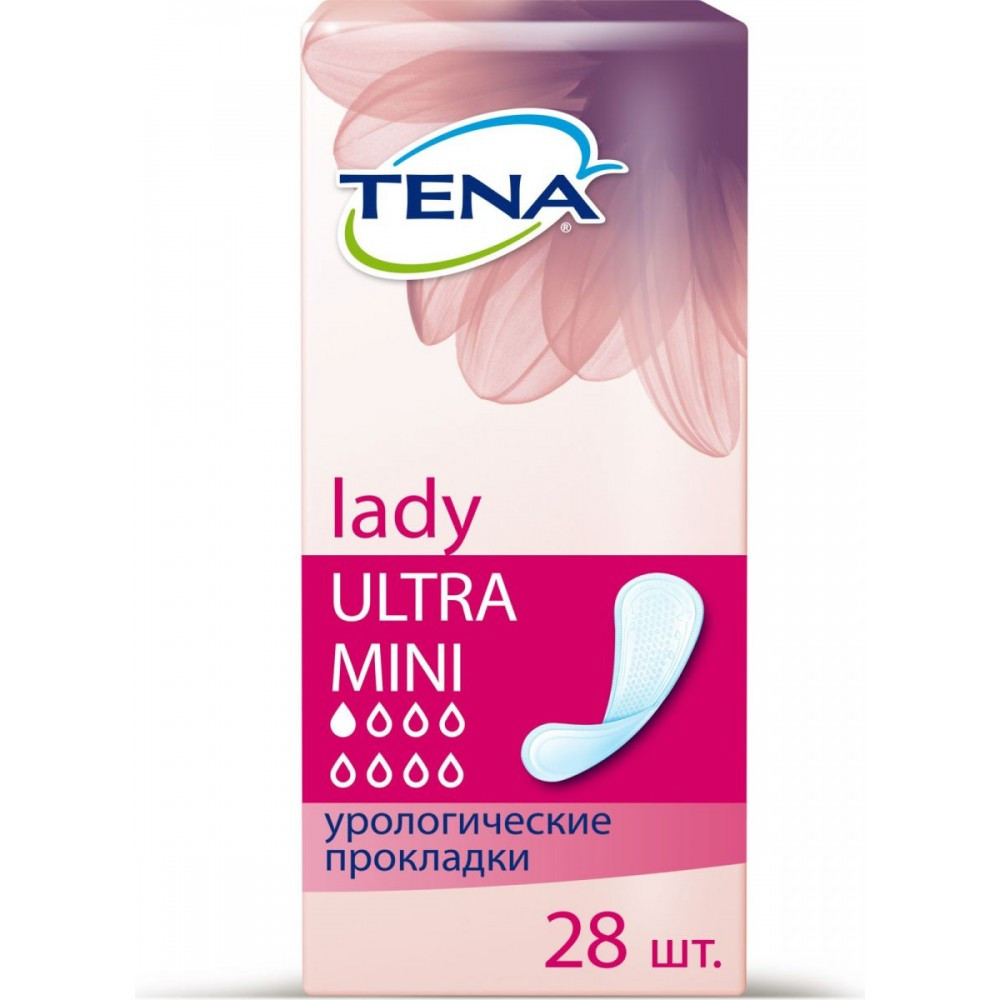 Урологические прокладки Тena Lady Ultra Mini, 28 шт. - фото 1 - id-p90277437