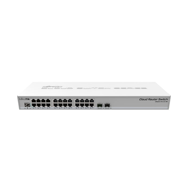 Коммутатор Cloud Router Switch Mikrotik CRS326-24G-2S+RM