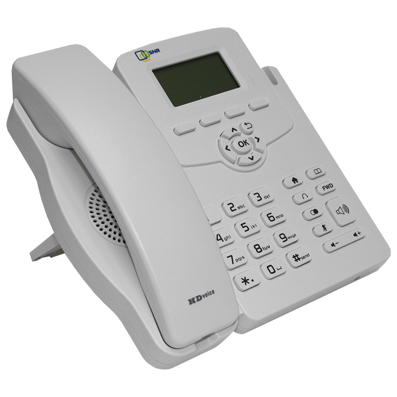IP-телефон SNR-VP-51W без БП, поддержка PoE, белый цвет