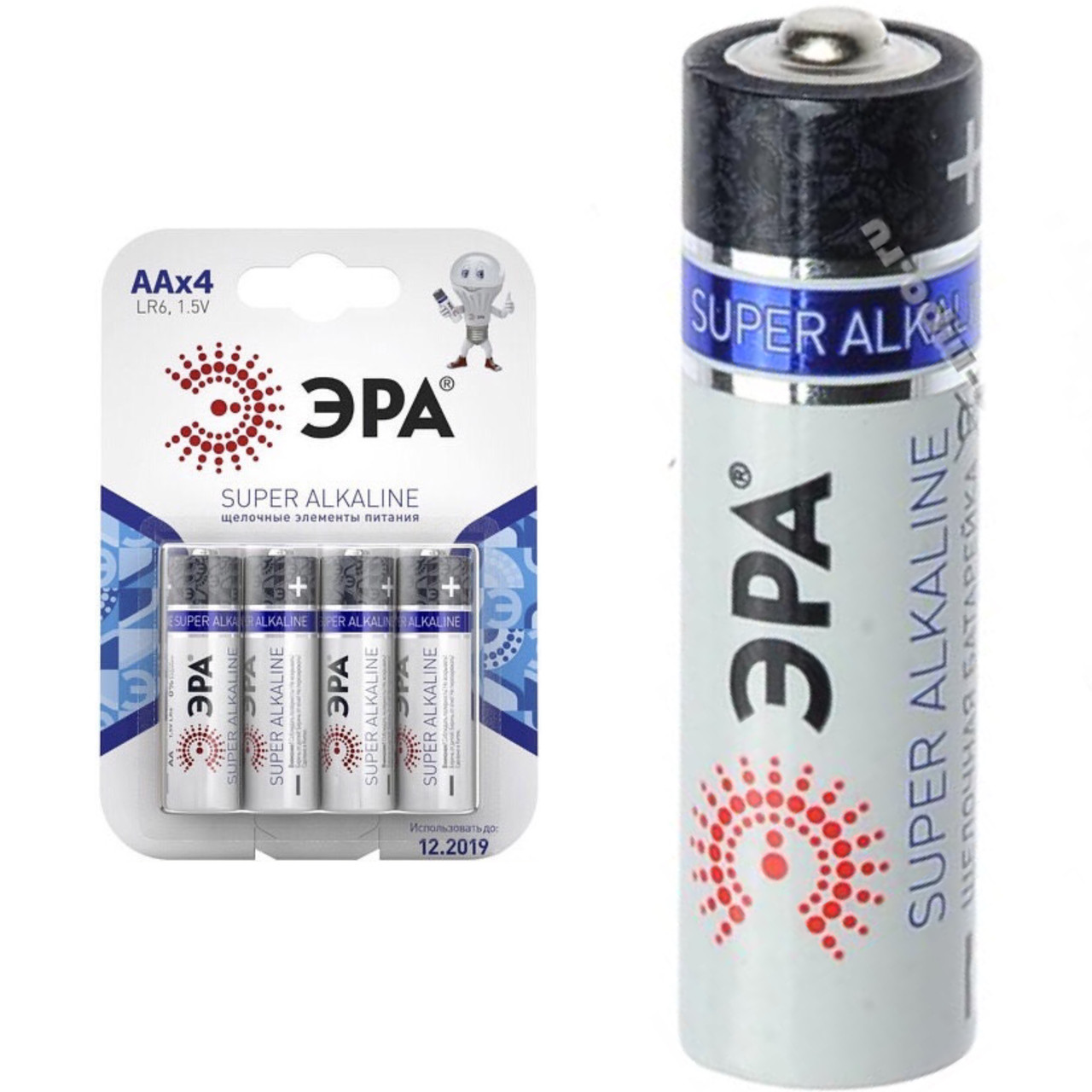 Батарейка щелочная ЭРА Super Alkaline AA/LR6, 1шт