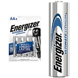 Батарейка литиевая Energizer Ultimate Lithium AA/FR6, 1шт