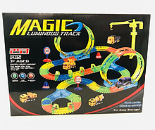 Автотрек Magic Tracks (Мэджик Трек) со светящейся машинкой, 253 дет.