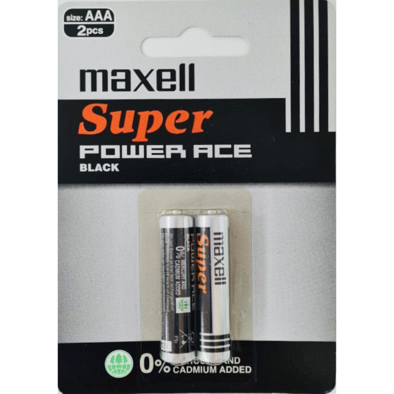 Батарейки солевые Maxell Super Power Ace AAA/R03, 2шт