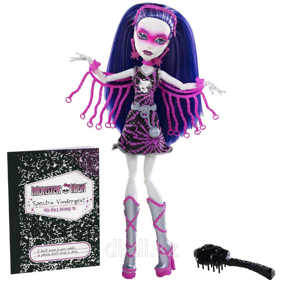 Mattel Куклы Monster High Спектра Вондергейст супергерои ghouls Spectra Vondergeist Y7298/Y7300