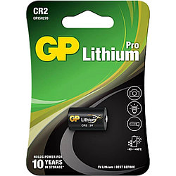 Элемент питания литиевый GP CR2 Lithium для фото, 3V 1шт