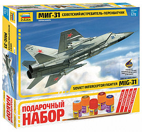 Сборная модель Советский истребитель-перехватчик МиГ-31 подарочное издание