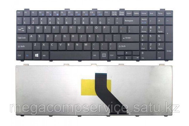 Клавиатура для ноутбука Fujitsu Lifebook AH530/ AH531, RU, черная, фото 2