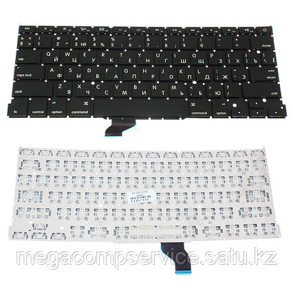 Клавиатура для ноутбука Apple MacBook PRO A1502, RU, маленький Enter, для подсветки, черная, фото 2