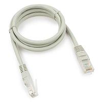 Патч-корд медный UTP Cablexpert PP10-1M кат.5e, 1м, литой, многожильный (серый) TAK19837 Патч-корд медный UTP Cablexpert PP10-1M кат.5e, 1м, литой, многожильный (серый)