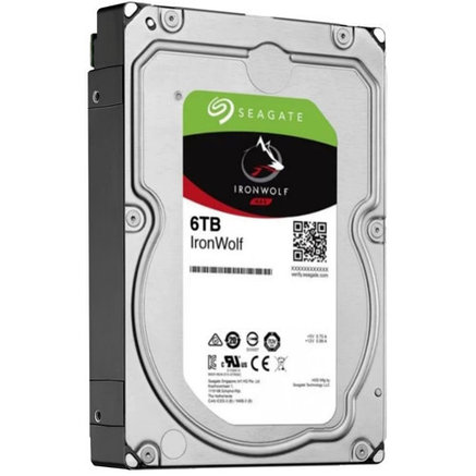 Накопитель на жестком магнитном диске Seagate Жесткий диск HDD 6Tb Seagate IronWolf ST6000VN001 3.5" SATA 6Gb/, фото 2