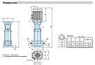 Вертикальный многоступенчатый насосный агрегат Calpeda MXV 100-6508, фото 3