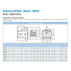 Самовсасывающий насос SAER M 300A, 400 В, фото 2