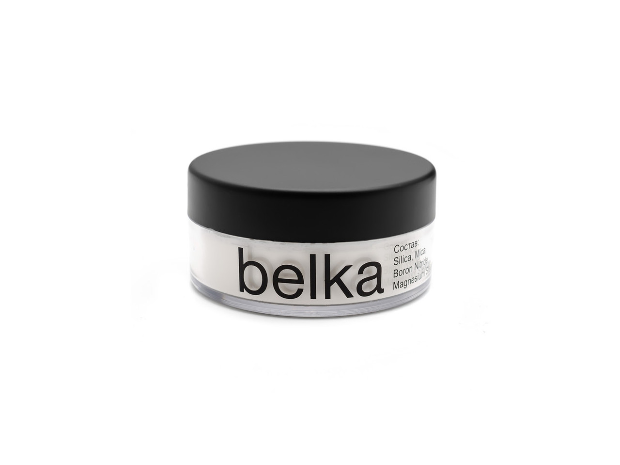 Минеральная прозрачная матирующая пудра Belka