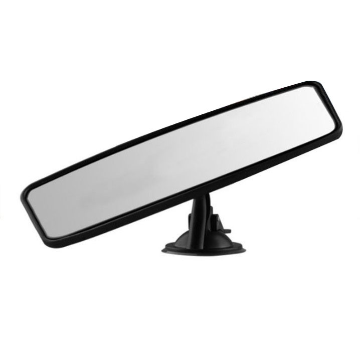 Автомобильное зеркало заднего вида панорамное на присоске 240х60 мм SY 219 - фото 10 - id-p90355816