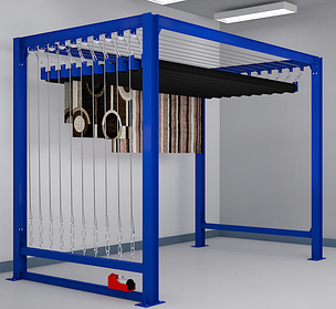 Стойка для чистки ковров 