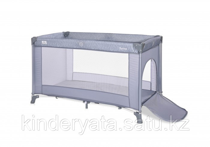Кровать - манеж Lorelli TORINO 1 Серый-синий / Silver Blue 2124