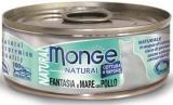 Monge Natural 80г тунец и курица с морепродуктами Влажный корм для кошек