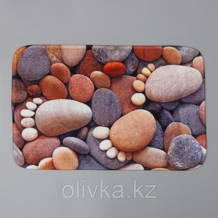 Коврик «Камни следы», 40×60 см