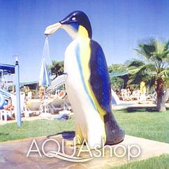 Водный аттракцион душ "Пингвин"