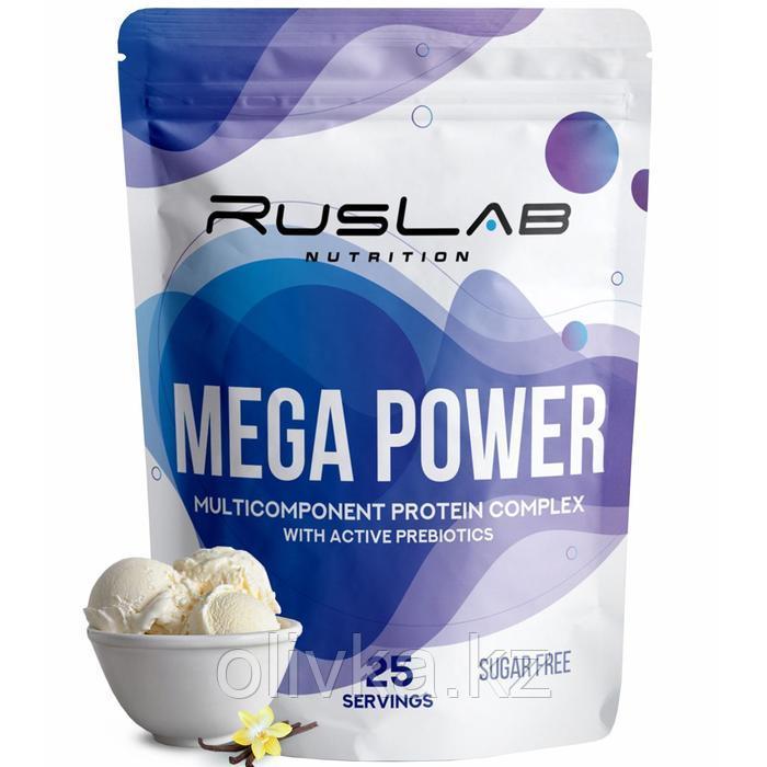 Протеин RusLabNutrition Mega Power Ванильное мороженое, 800 г