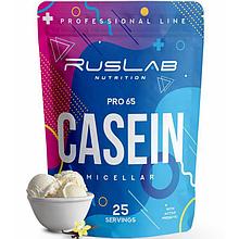 Протеин RusLabNutrition Casein Pro 65 Ванильное мороженое, 800 г