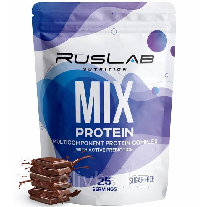 Протеин RusLabNutrition MIX Protein шоколад, 800 г