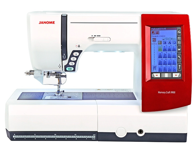 Швейно-вышивальная машина JANOME MEMORY CRAFT 9900 - фото 5 - id-p90399287