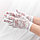 Перчатки Сетка капроновые ажурные с вышивкой короткие белые, фото 10