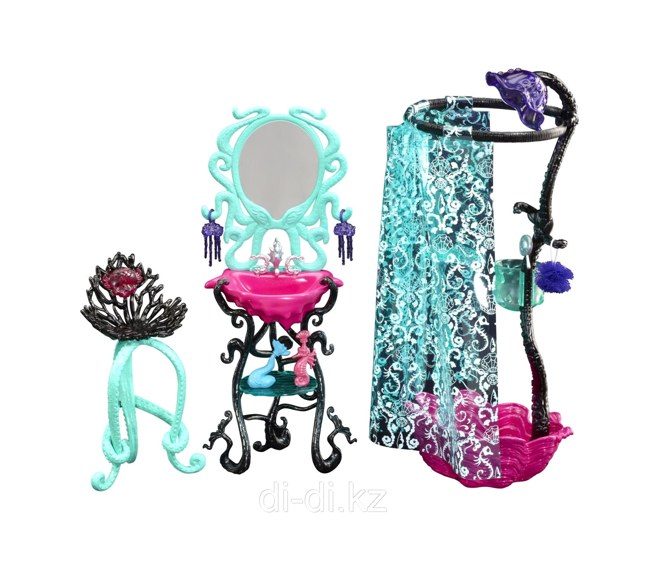 Mattel Куклы Monster High Душевая Лагуны Блю Lagoona Blue Shower and Vanity playset BBV01 / Y7715