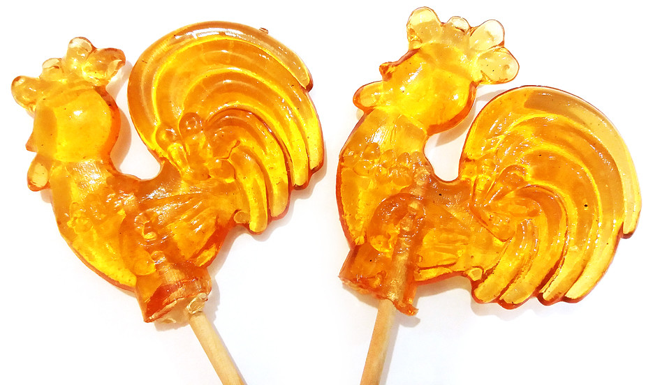 Леденец "Петушок" без красителей  27гр  (30шт. в упаковке)