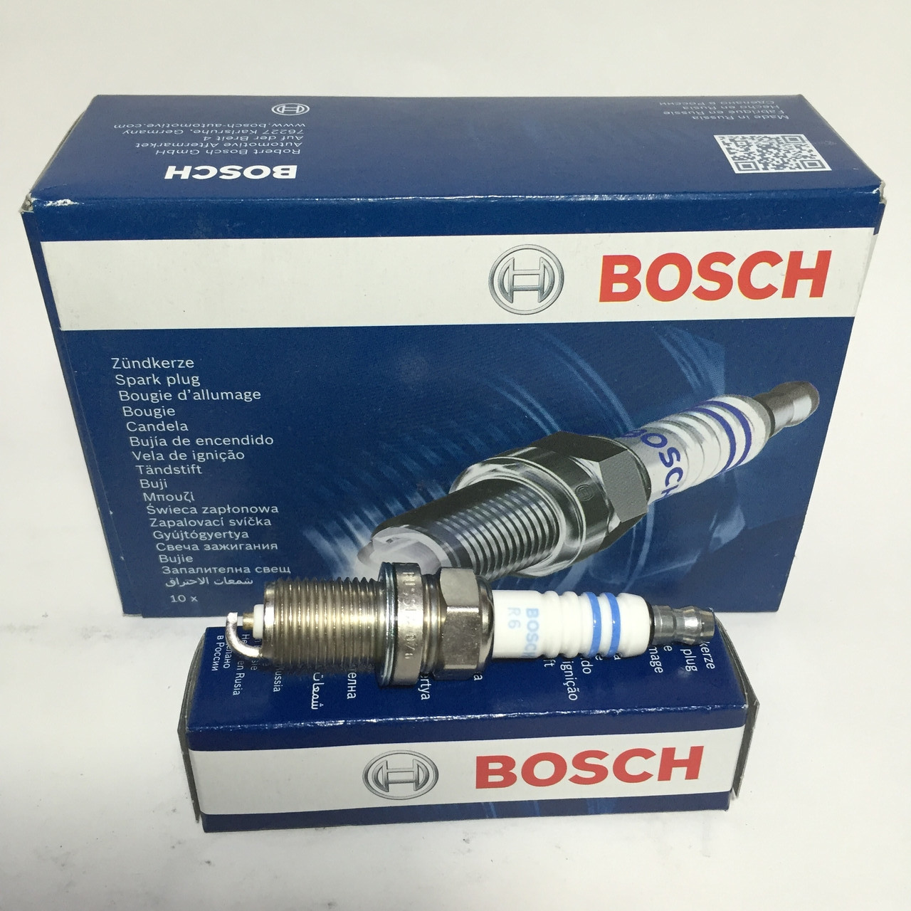 Cвеча зажигания марки BOSH (MB W124/W202/W210 2.0-4.2 92>, Peugeot 405 1.9 87>)