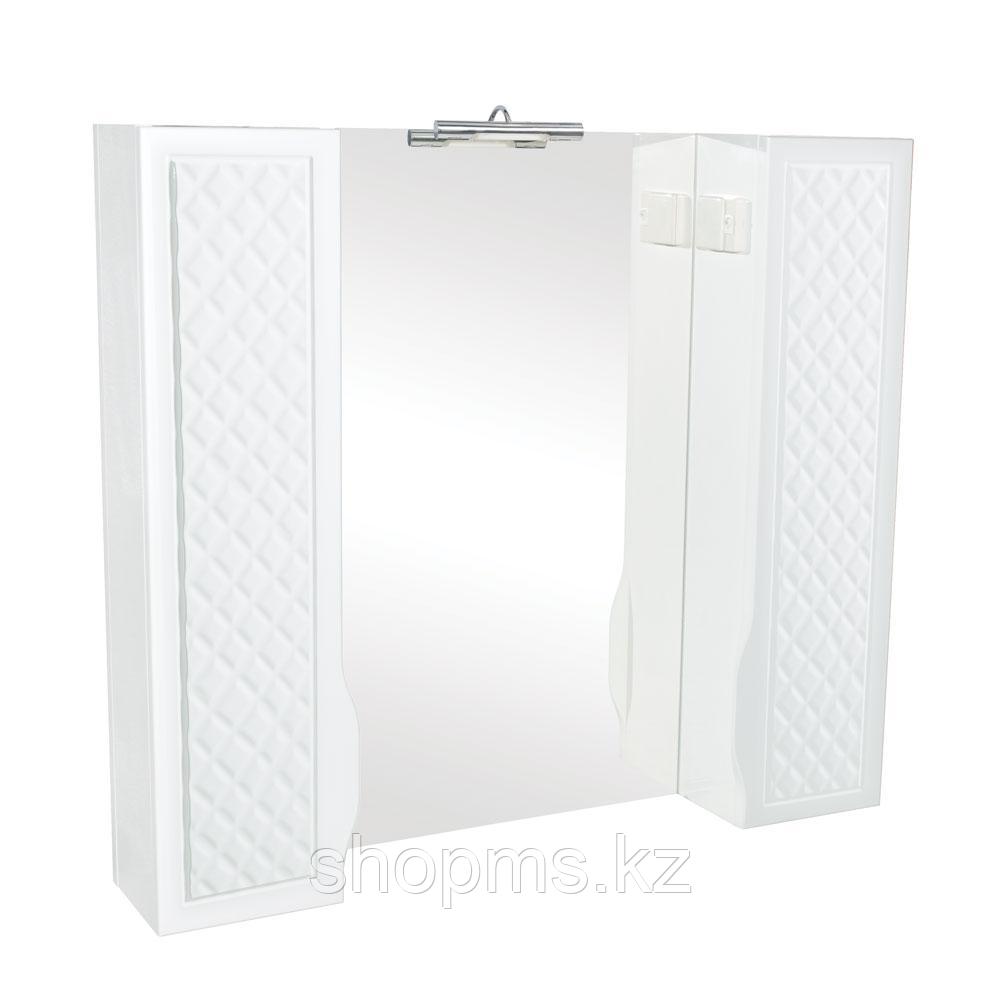 Зеркало AQUARODOS Родорс 100 - шкаф настенный с зеркалом с подсветкой LED Omega 4.5W хром