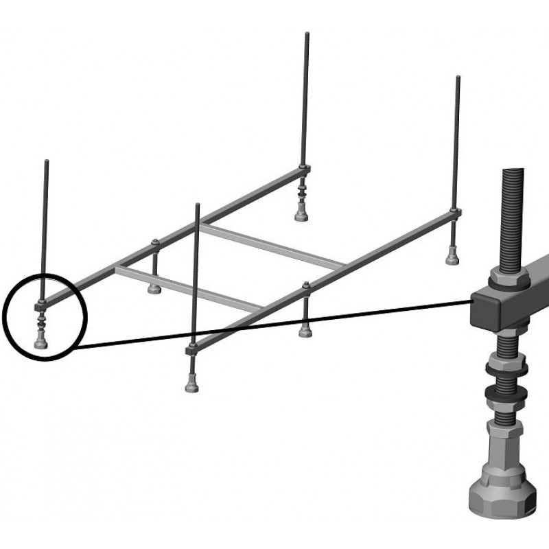 Крепеж универсальный для рамы ванн VentoSpa SPIRIT LA (SPRFS)