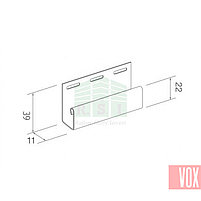 Планка J-Trim VOX SVP-15 MAХ-3 (винчестер дуб), фото 2