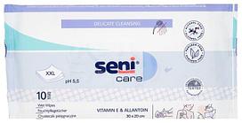 Сени (Seni Care), салфетки влажные с витамином Е,10 шт