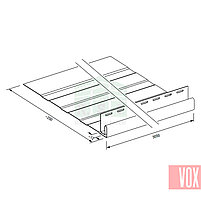 Планка-фаска VOX SVP-19 Max-3 (медовый дуб), фото 3