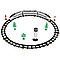 IV. Железная дорога Скоростной пассажирский поезд на инфракрасном управлении, 308 см. (свет, звук), фото 4