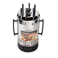 Электрошашлычница ENDEVER Grillmaster 295, серебристый/черный