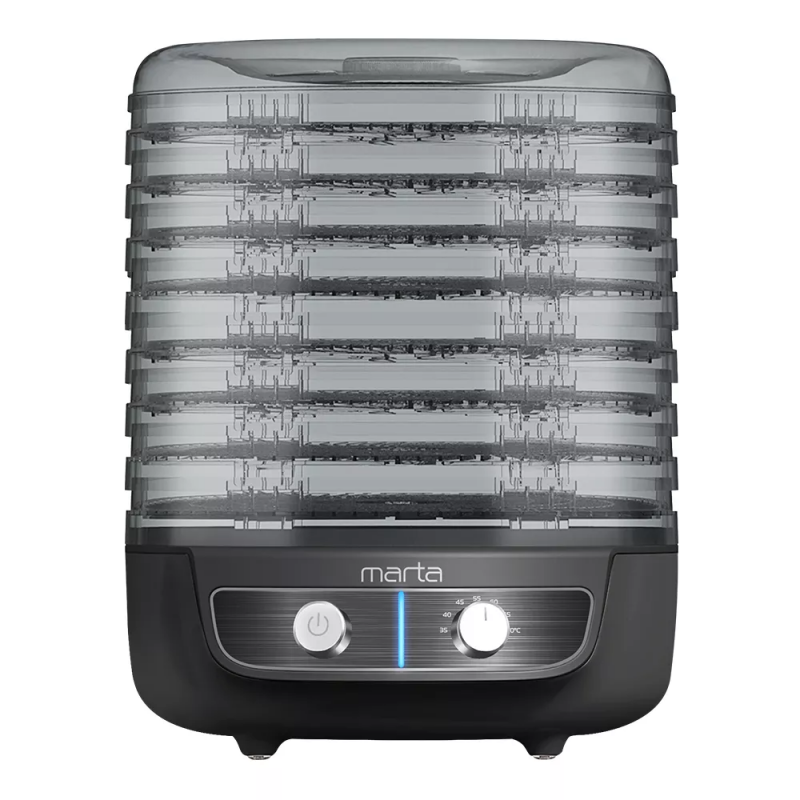 Сушилка для овощей и фруктов Marta MFD-8083PS черный жемчуг