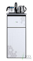 Кулер для воды с чайным столиком ECOTRONIC TB1-LE серебристый