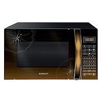 Микроволновая печь Scarlett SC-MW9020S01D, черный/лесной орех