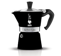 Кофеварка гейзерная Bialetti Moka Express Nera 4953, 6 п.
