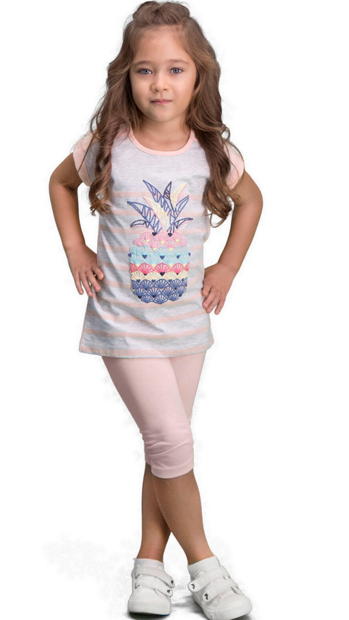 Пижама детская девичья 3/98 см, Розовый - фото 1 - id-p89761367