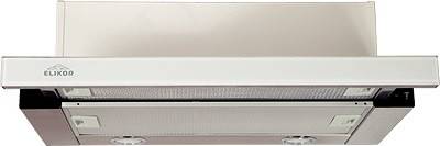 Кухонная вытяжка Elikor Интегра GLASS 45Н-400-В2Д нерж/стекло белое