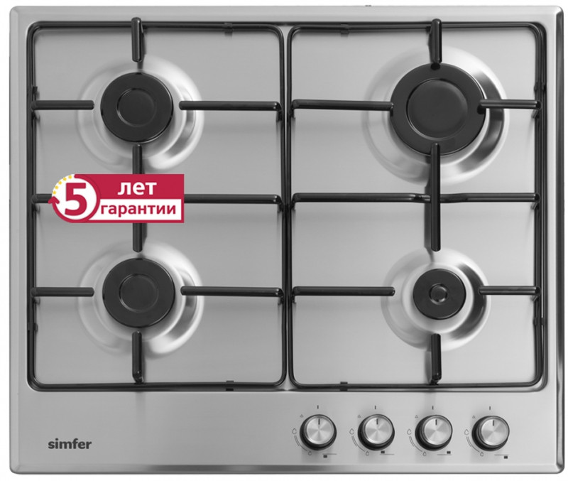 Газовая варочная панель Simfer H60V40M411