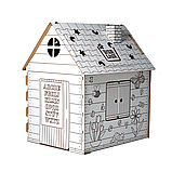 Домик раскраска БибаЛина Colouring play house с английским алфавитом., фото 3