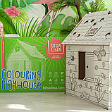Домик раскраска БибаЛина Colouring play house с английским алфавитом., фото 5