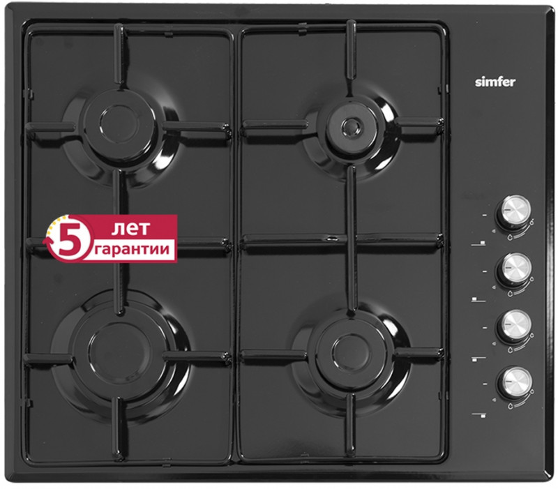 Газовая варочная панель Simfer H60Q40B470